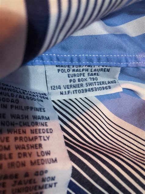 polo ralph lauren authenticity check.